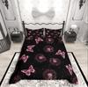 Homewish Flying Butterfly Duvet Cover SetChic Flower For Teens Bedding SetAbstract Gradient Decor