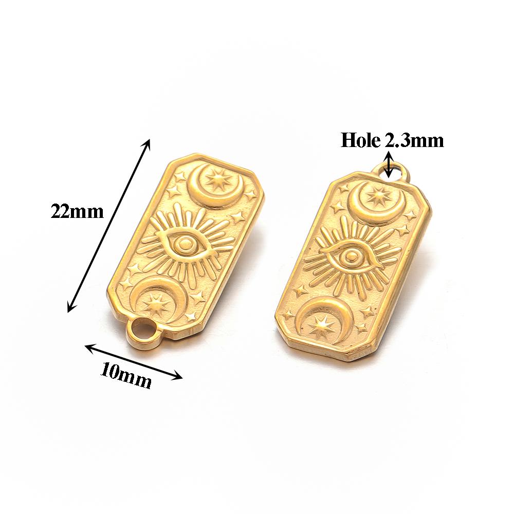 5pcs Stainless Steel Heart Sun Flower Charms Cross Pendant for DIY Necklace Earrings Making Jewelry Findings Bracelets Supplies