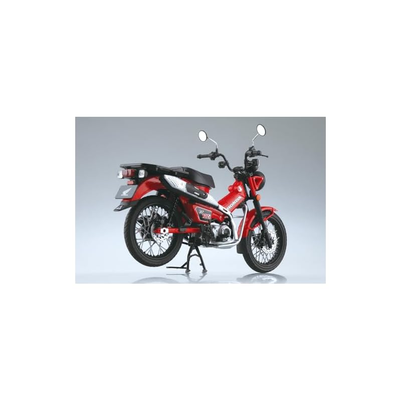 Skynet 1/12 Scale Finished Honda CT125 Hunter Cub Glowing Red