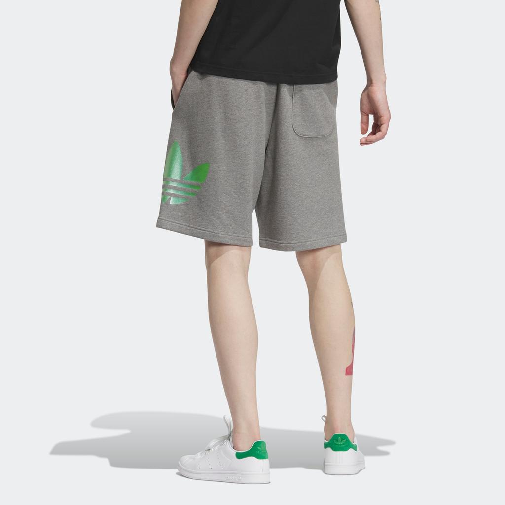 adidas Originals Trefoil Strickshorts mit Logoprint Herren Unterteile Basic-Hanf-Grau IP7544