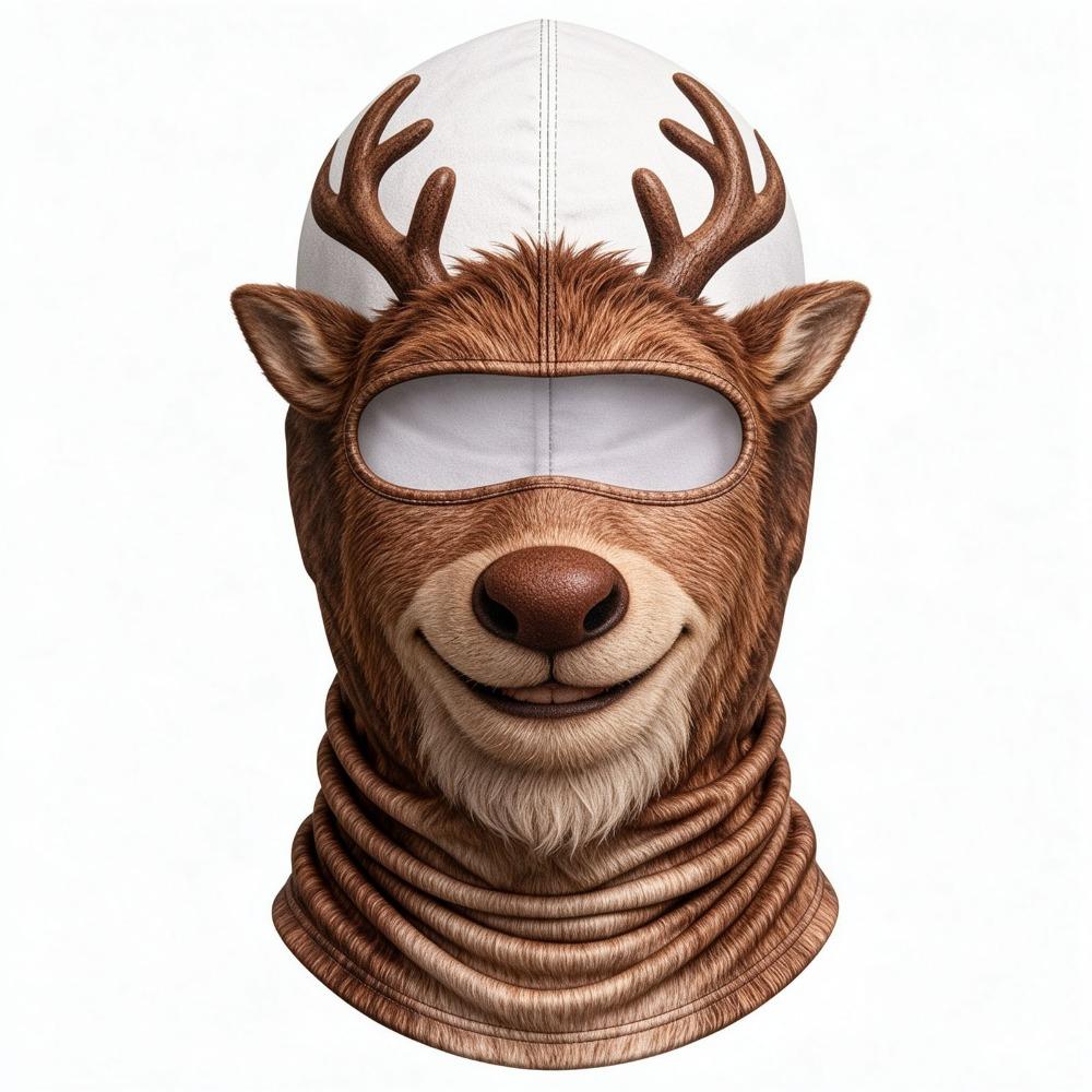 Unisex Size Funny Prank Mask 3D Print Motorcycle Ski Face Mask Motorcycle Riding Mask Motorcycle