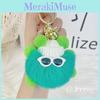 Plush Unique Cartoon Rabbit Fur Keychain Colorful Pom Pom Decoration For Bags Accessories And