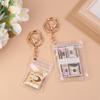 Creative Simulation Banknote Keychain Mini Money Bag Keychain Car Key Holder Us Dollars/Korean Won Collection Gifts
