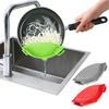 Universele Siliconen Clip op Pan Pot Zeef Anti Spill Pasta Pot Zeef Food Grade Fruit Vergiet voor Pasta Fruit Groente