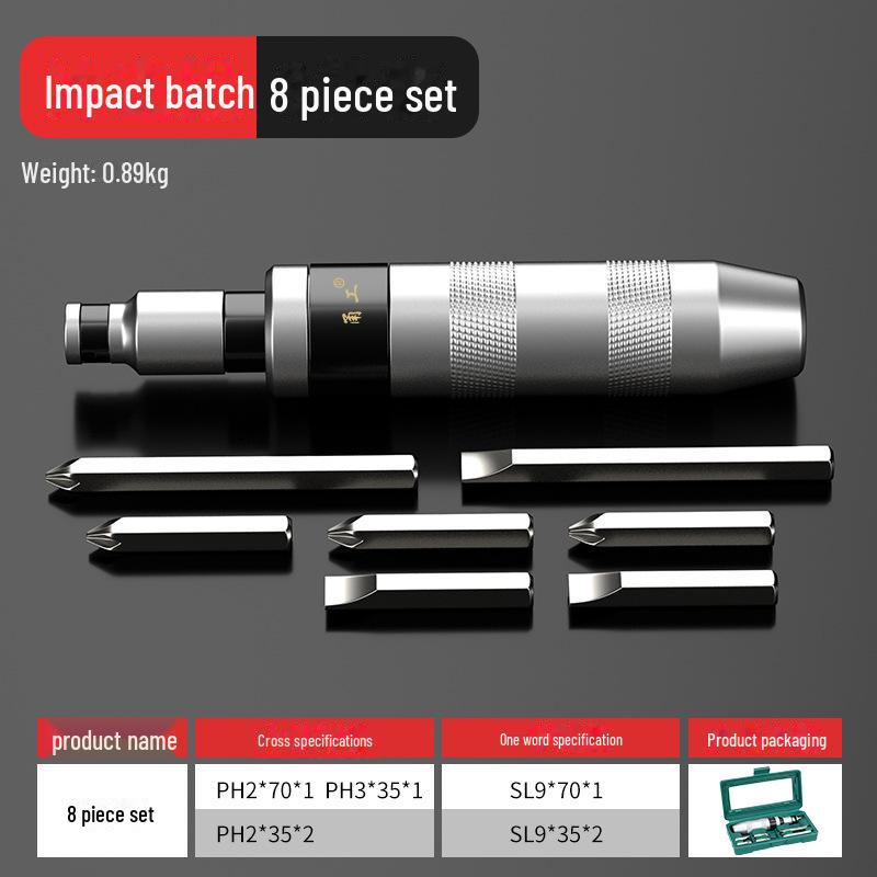 Juego de Atornillador de Impacto y Martillo: Aflojar, Extraer y Atornillar sin Esfuerzo.
