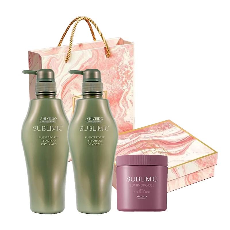 Shiseido Professional Dry Scalp Shampoo & Luminous Color Hair Mask Set