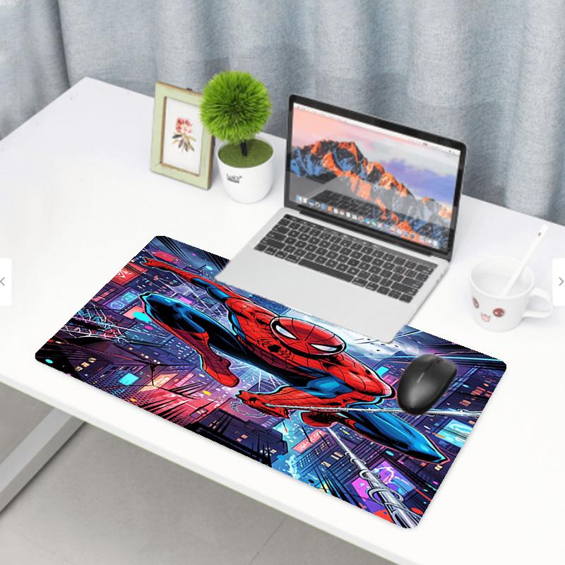 SpiderMan Print Mouse Pad, Anti‑Slip Desktop keyboard Mat, for PC Laptop Gaming Working Daily Use, Cool Festival Birthday Gift