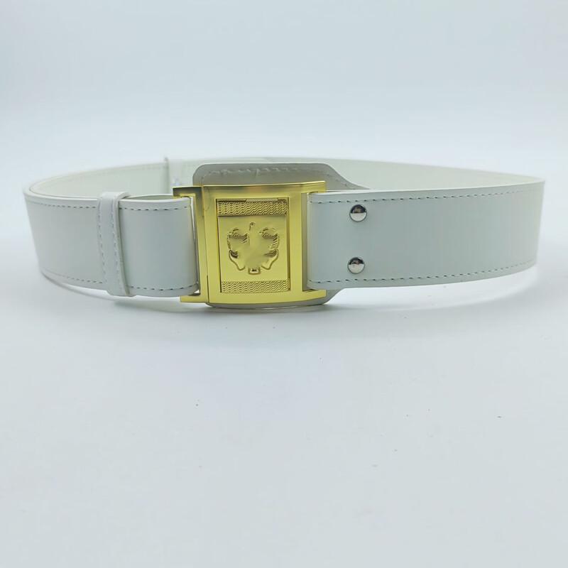 Fengchi White Tactical Leather Belt 1