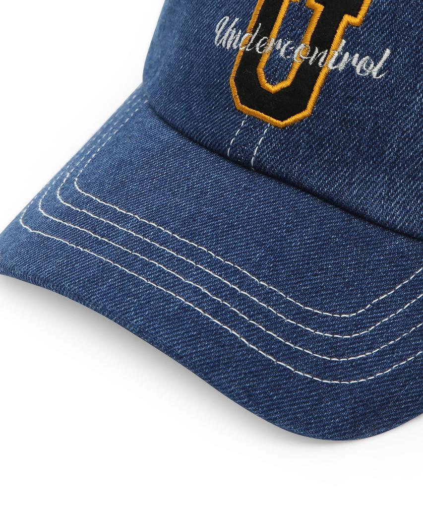 Eondeokeonteulol Four Seasons Washed Denim Vintage Soft Top Ball Cap Unisex Baseball Cap Sports Crew / Washed B B / Denim