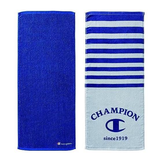 Champion Face Towel Set of 2 Champion Free Blue 100% Cotton 5065017600