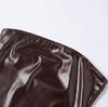 Spring Summer Sexy PU Strapless Women Solid Color Slash Neck Club Style Hip Short Dress