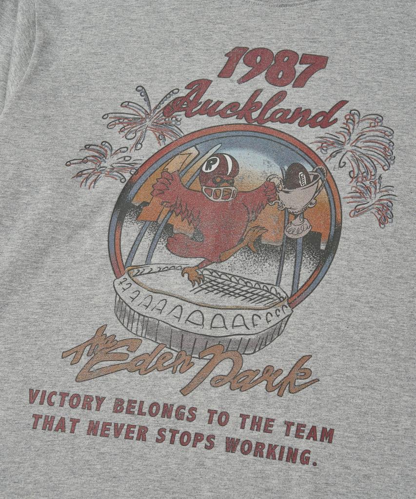 URBANDTYPE 1987 Oakland Long Sleeve T-Shirt_Melange Grey