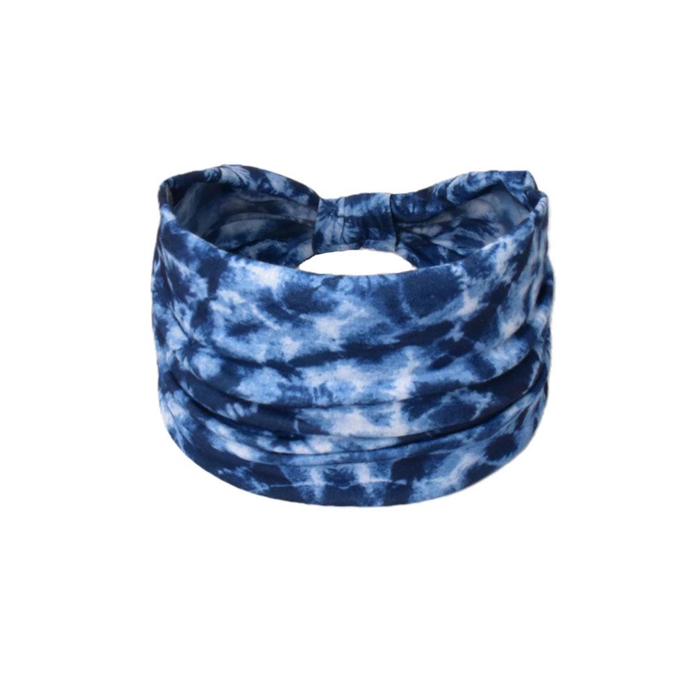 Women's Paisley Sport Yoga Headband - Sweat-Absorbing, Elastic Cotton, Bohemian Style