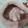 New Imitation Mink Hair Pumpkin Beret Fashionable Versatile Autumn and Winter Foreign Style Women's Hat