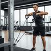 Black Pull Rope Bands Strength Training Rubber Tube Band Workout Exercise Band  Home Gym