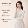 Fenteng Women's Thermal Wool Blend Round Neck Top