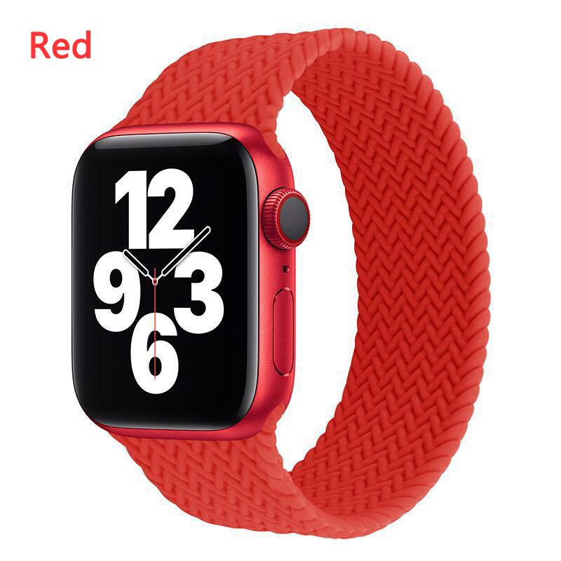Buy Watch Strap Braided Silicone Single Loop Fabric Nylon Elastic Band  Iwatch6/se/5/4/3/2/1Bracelet Series Strap at affordable prices — free  shipping, real reviews with photos — Joom
