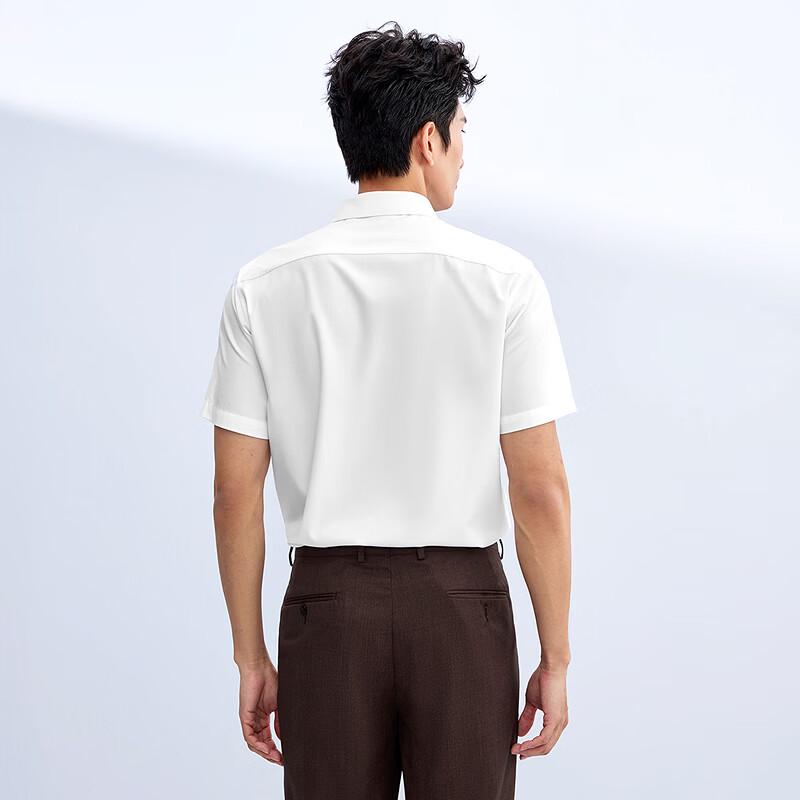 HLA Men's Short-Sleeve Sun Protection Turn-Down Collar Shirt
