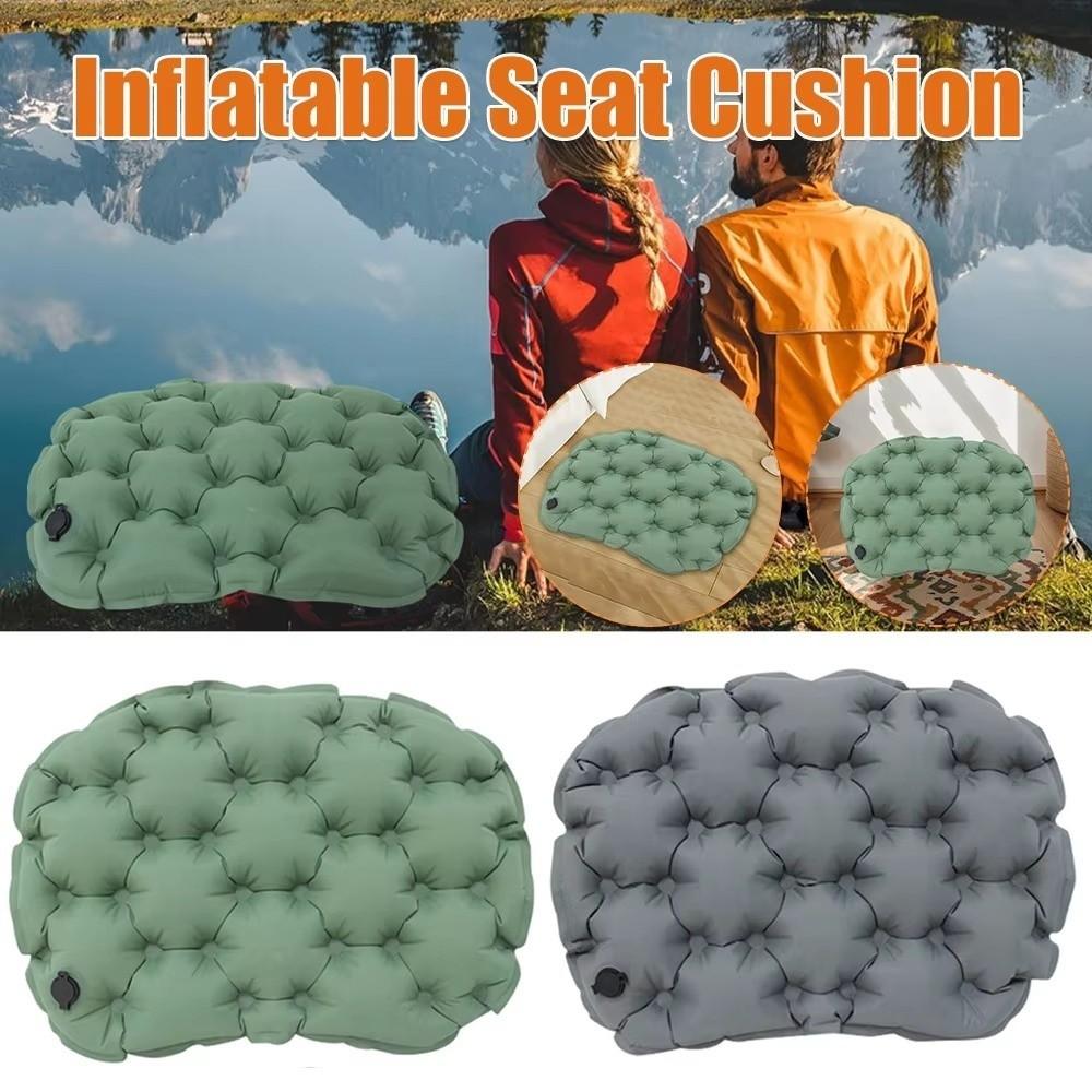 Moisture-proof Inflatable Seat Cushion Waterproof 3D Air Seat Cushion Travel Chair Cushion  Hiking