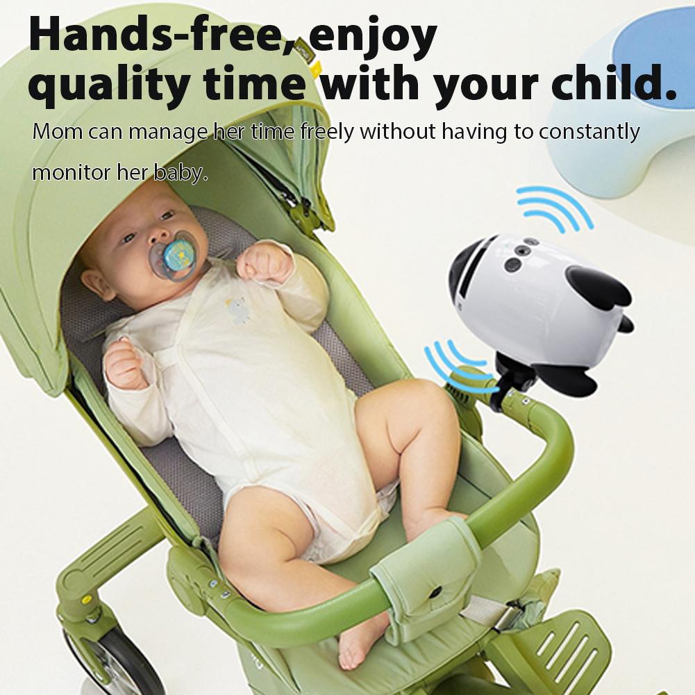 Baby Stroller Rocker Accessory, Portable Automatic Infant Swing Sleep Soother, with White Noise & Bluetooth, Solves Baby