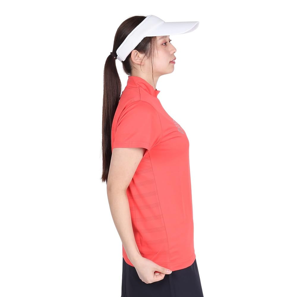 [Pin Apparel] Women's short-sleeved high-neck shirt (brand logo)  Golf innerwear  622-5167100 090Pink M