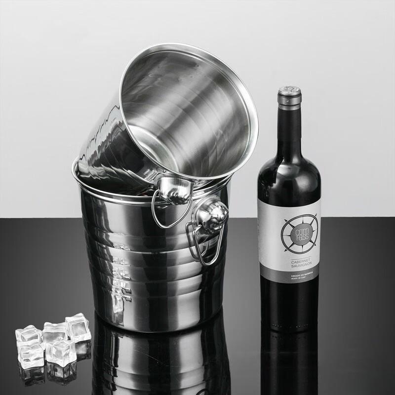 Zhaoran Stainless Steel Thickened Ice & Champagne Bucket