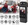 Body Video Recorder Black 1080P Portable 180° Rotatable Lens 1.3 Inch LCD Screen Supports Back Clip 