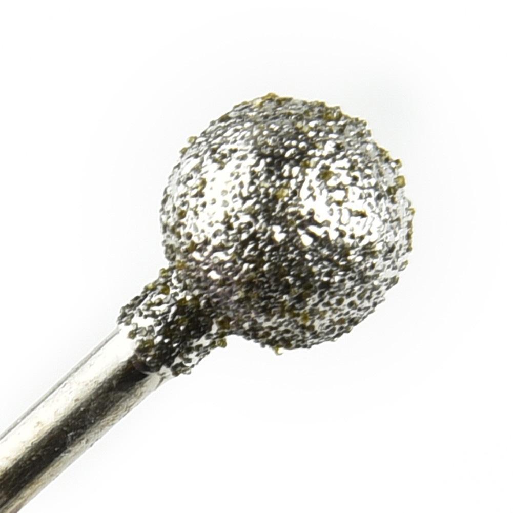 Kit Burr Drill Bit Drill Bits Round Ball 3mm Shank