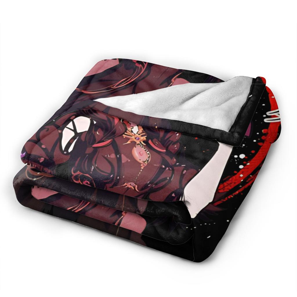 Bayonettas And Cereza Knitted Blanket Flannel Throw Blanket Airplane Travel Decoration Soft Warm Bedsprea,