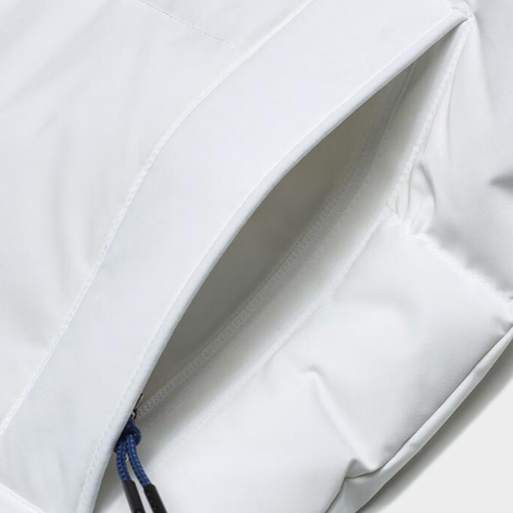 FILA Original Comfortable Soft Fashion Warm Casual Down Jacket Unisex Outerwear White F51M449901AWT