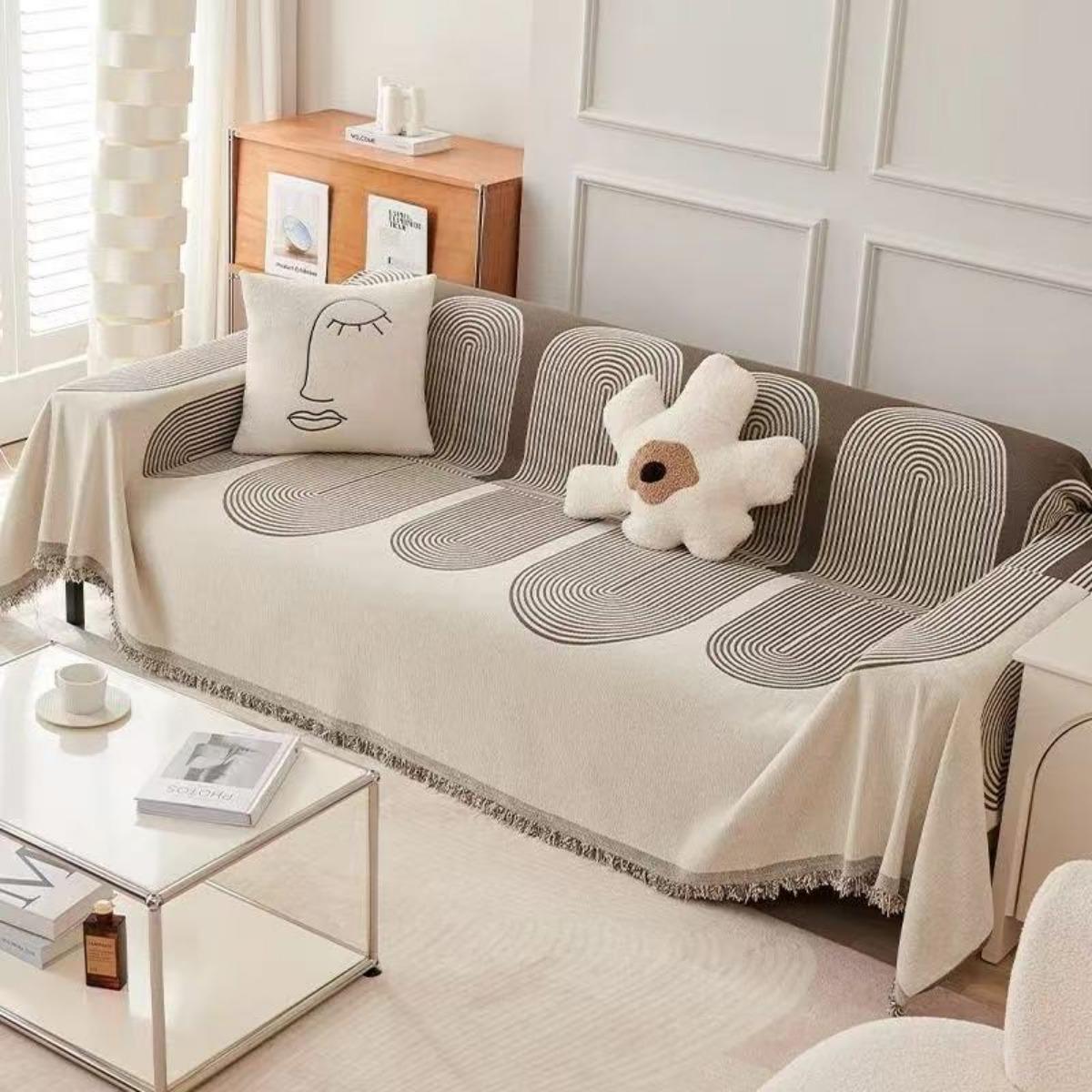 

Чохол на диван, Рушник на диван захист від подряпин котами, Повний чохол для осінньо-зимового сезону, Подушка-ковдра для дивана, Тканина для чохла на диван, Вітальня 180 * 130cm