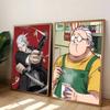 1pc Anime Sakamoto Days Poster Sticker Print Waterproof Wall Art For Living Room Bedroom Home Decor
