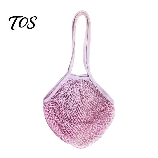 Reusable Grocery Bags for Kitchen Cotton Mesh Bag, Eco Friendly Foldable String Organic Produce Totes Lightweight Fruits Vegetables And Daily Shopping