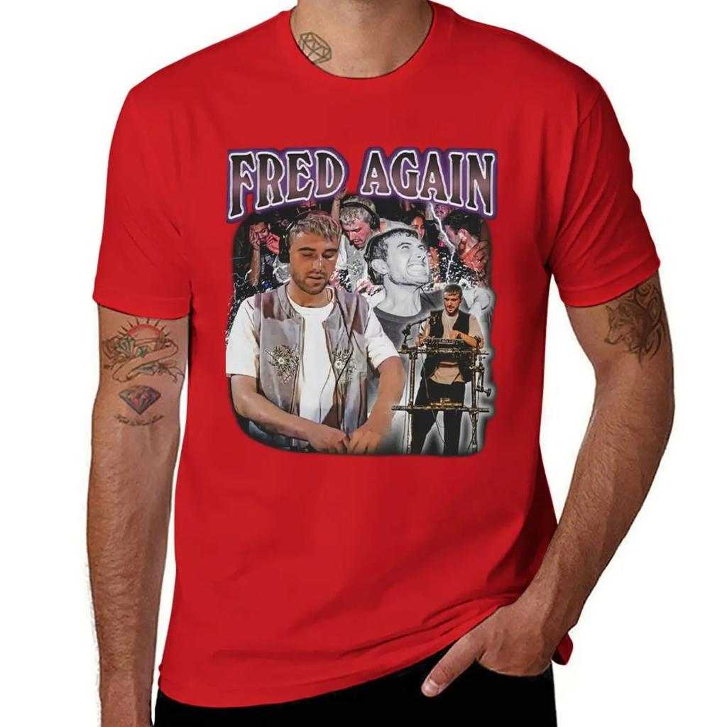 Fred Again Vintage T-Shirt oversized für einen Jungen Sweatshirts, Herren