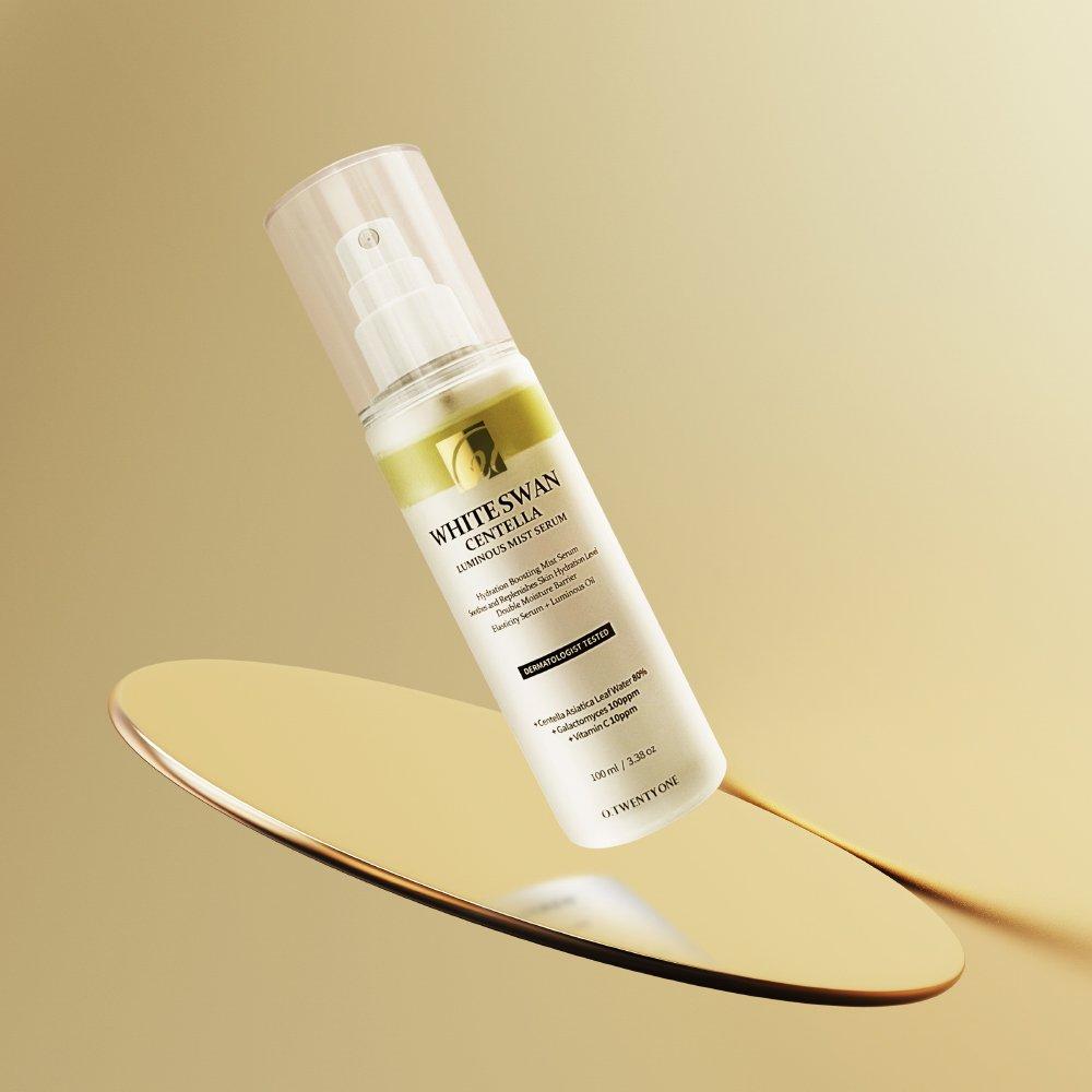 O21 White Swan Centella Luminous Mist Serum 100ml