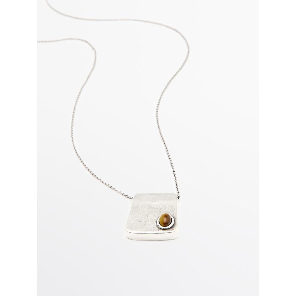Stone on Square Pendant 04602628808