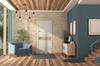 MODERN WOODEN LED CEILING HANGING LAMP
