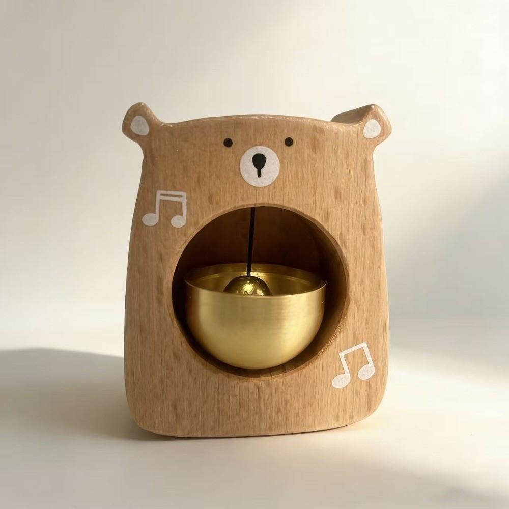 Detachable Design Bear Doorbell Animal Shaped Wind Chime Doorbell Home Decoration