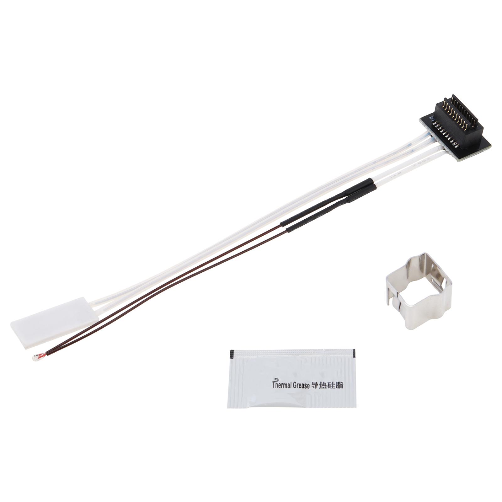 

Высокотемпературный керамический нагреватель и термистор 24 В 48 Вт 300 градусов Цельсия Подходит для 3D-принтеров Bambu Lab с силиконовой смазкой, зажим для нагревательного блока