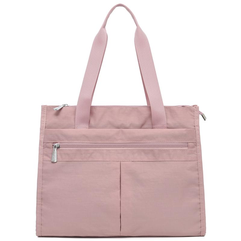 Geantă de umăr din nailon pentru femei Geantă tote cu capacitate mare