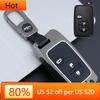 Interior Mouldings 2 3 Buttons Zinc Alloy +Silicone Full Cover Car Key Case for Toyota Prius 30 Alpha Aqua Land Cruiser Auris Fo