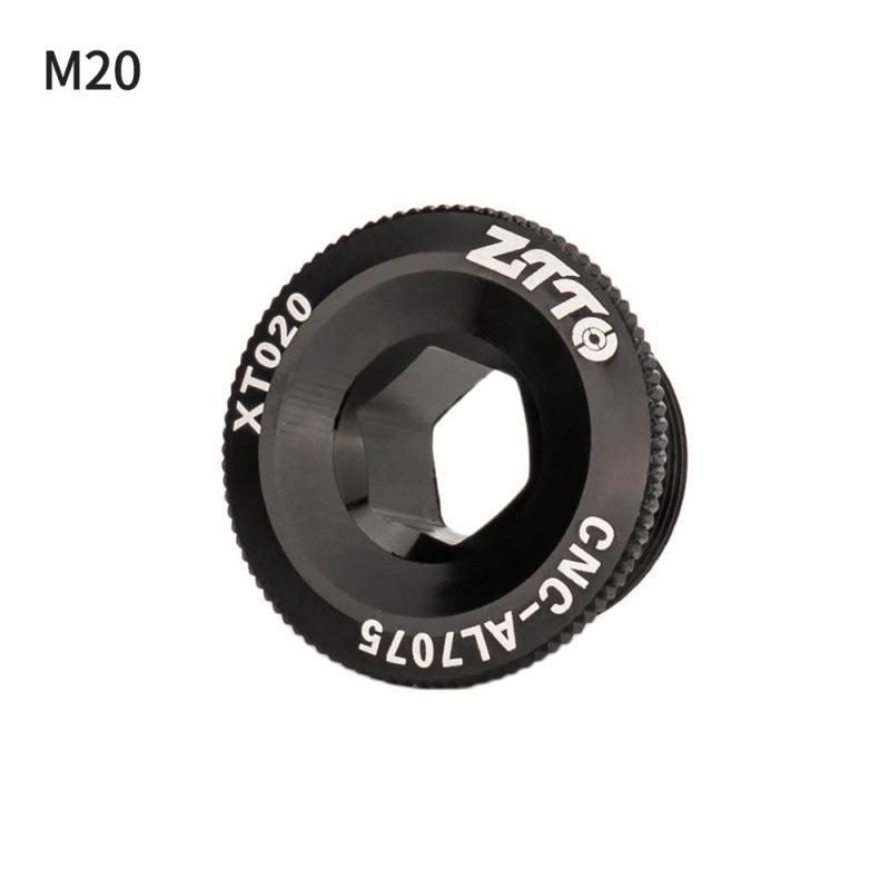 Bicycle Crank Arm Fixing Bolt Wear Resistant Aluminum Alloy Bike Crankset Nut Cover 1PC for Mountain Biking Replacement