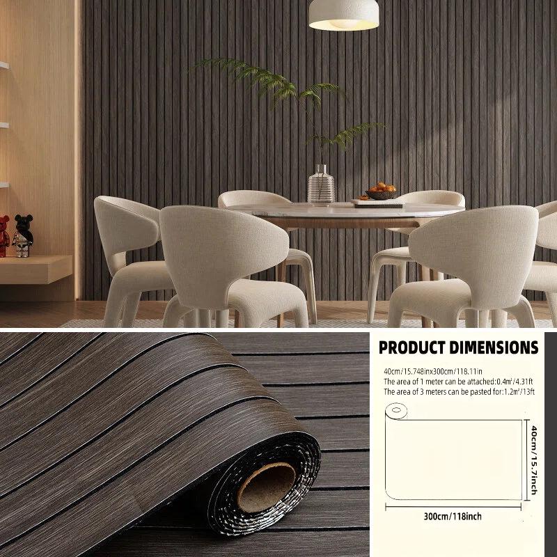 3D Stereo Lattice Self-Adhesive Wall Sticker, Waterproof and Thickened Wall Panel Decoration