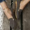 Women's Round Toe Loafers, Solid Comfortable Slip On Shoes, Women's Footwear
