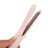 Hair Curler Straightener with Cooling Air Vents 2 in 1 Curling Wand Styling Iron Adjustable Temperature Extended Plate