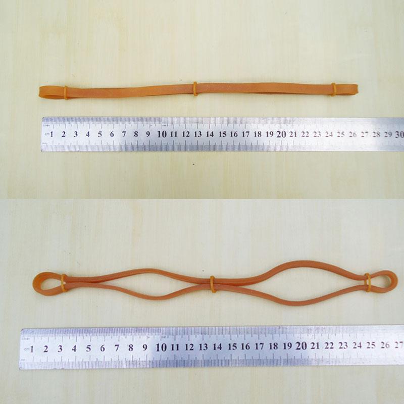 Durchmesser 95 mm – 190 mm Breite 6 mm – 30 mm Gelbe hochelastische Gummibänder Zubehör Dehnbare Latexringe Dicke 3 mm