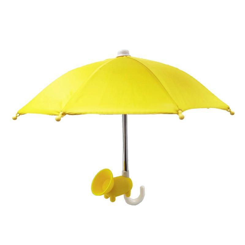 Mini handless umbrella Car mobile phone parasol Cute toy umbrella with its own clip Manufacturer wholesale
