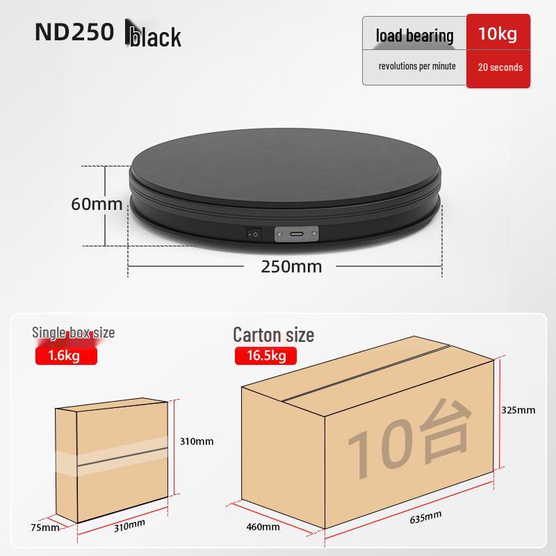Turntable King Rotating Display Stand for Photography & Live Streaming