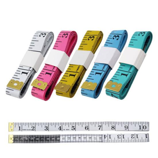 3Pcs 1.5M/60-inch Double-sided Tape Measure Mini Soft Measuring Tape Portable Tailor Sewing Cloth Weight Loss Body Measuring Tape Flexible Ruler Tape