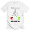 T-shirt da Badminton per Uomo Cotone Puro Magliette Regalo San Valentino T-shirt Manica Corta T-shirt alla Moda Abbigliamento